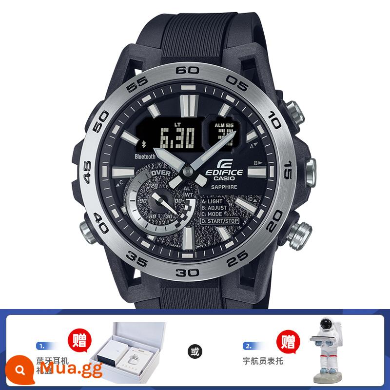 Đồng hồ CASIO Chủ đề đua xe dành cho các chàng trai Heart of Steel Business Ánh sáng kiên cường ECB-2000YPB-1APR - 4.ECB-40YP-1APR đi kèm hộp quà tặng tai nghe Bluetooth hoặc giá đỡ đồng hồ phi hành gia