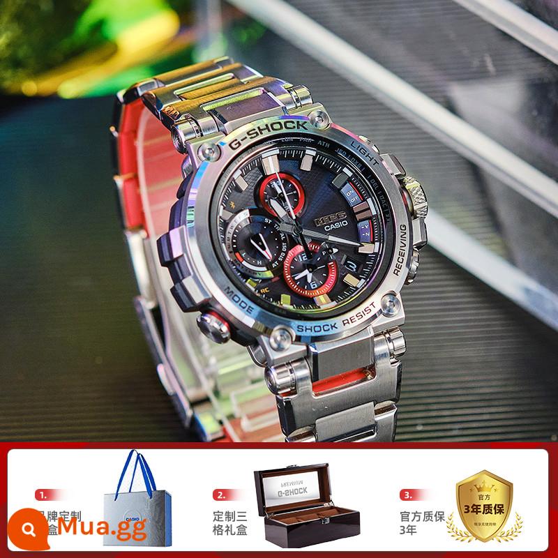 Đồng hồ CASIO nam dark heart of steel thần biển giới hạn g shock ánh sáng kiên cường dập tắt mtg b1000 - 8. MTG-B1000D-1A đi kèm hộp quà ba ngăn tùy chỉnh + hộp quà tùy chỉnh thương hiệu