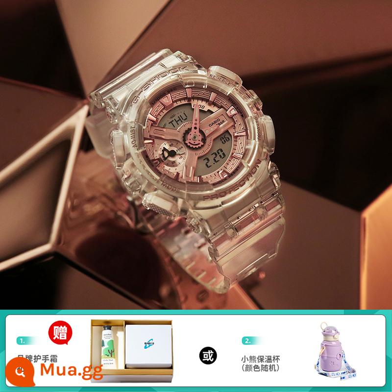 Đồng hồ CASIO nữ sinh gshock starry sky limited kỳ lân baby-g starry sports bột hoa anh đào - 18.GMA-S110SR-7APR tặng kèm hộp quà tặng kem dưỡng da tay hàng hiệu hoặc cốc giữ nhiệt gấu