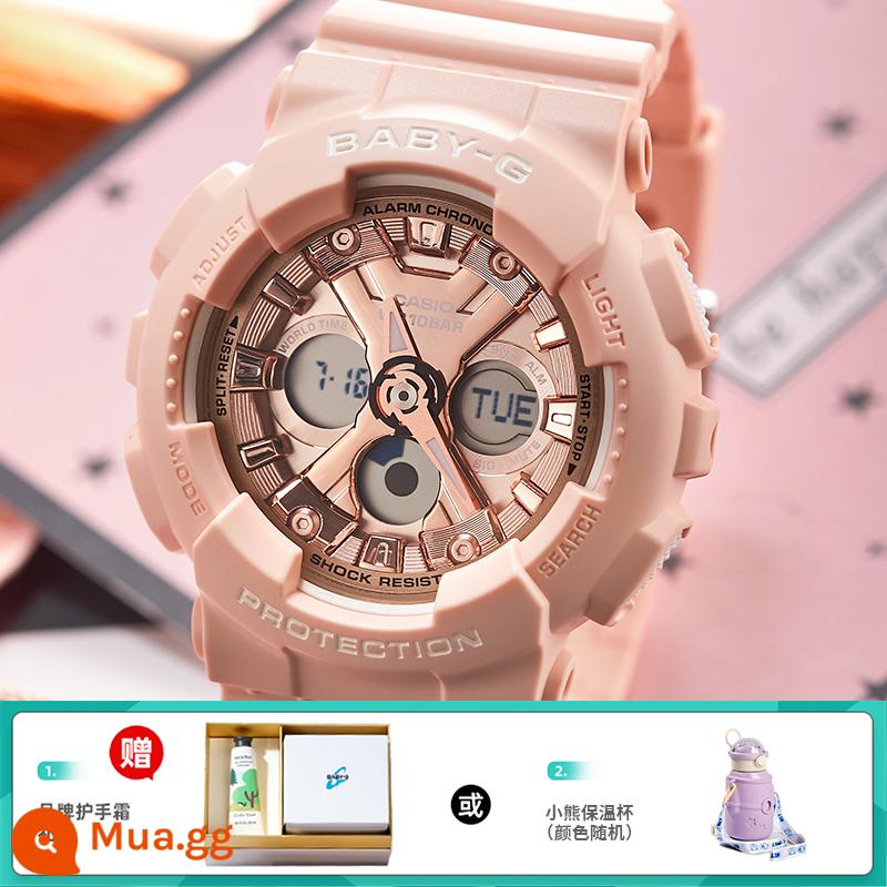 Đồng hồ CASIO nữ sinh gshock starry sky limited kỳ lân baby-g starry sports bột hoa anh đào - 3.BA-130-4APR đi kèm hộp quà tặng kem dưỡng da tay hàng hiệu hoặc cốc giữ nhiệt gấu