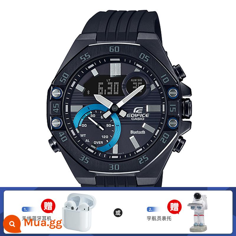 Đồng hồ CASIO nam trái tim thép năng lượng mặt trời Đồng hồ doanh nhân dây thép không gỉ EFS-S570YDC-1A - 9.ECB-10YPB-1APR đi kèm tai nghe Bluetooth không dây miễn phí hoặc giá đỡ đồng hồ phi hành gia