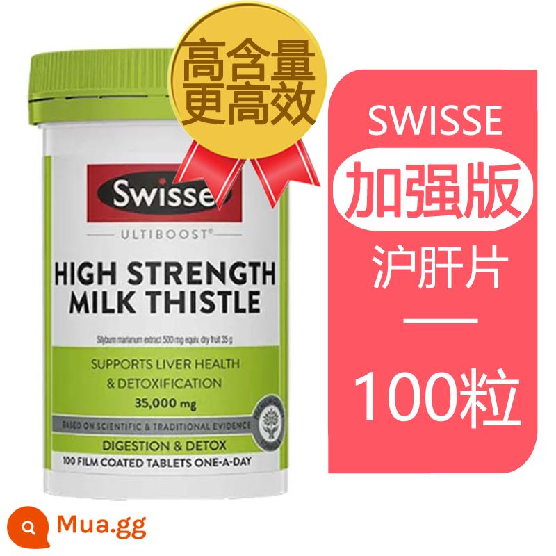 Viên uống bảo vệ gan Swisse milk thistle bảo vệ gan 200 viên giúp thức khuya bảo vệ gan, giải tỏa cơn say và tăng cường sức khỏe - màu tím