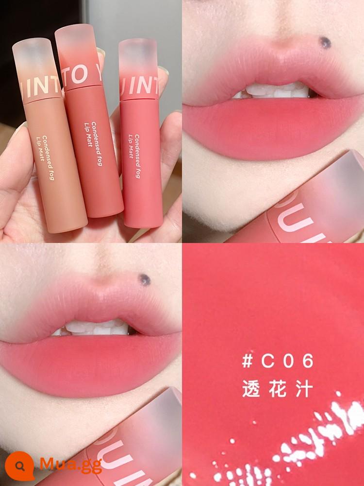 intoyou fingertip lip men son môi into you lip mud màu nude intoooyou Dầu Ấn Độ intoyoy - Son môi cô đặc màu sen nước ép hoa C06