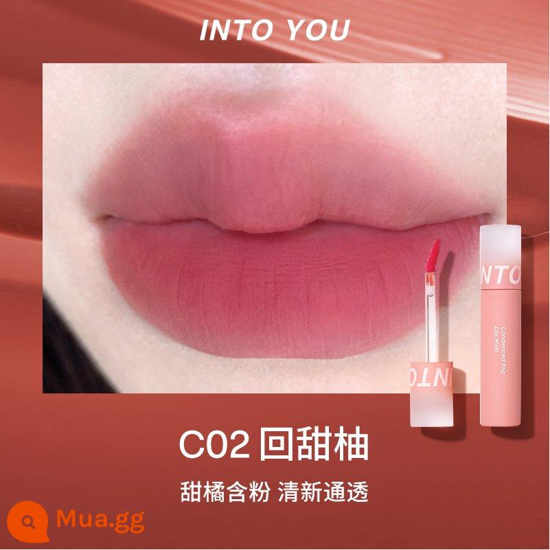 intoyou fingertip lip men son môi into you lip mud màu nude intoooyou Dầu Ấn Độ intoyoy - Cam Ningwu C02 Bưởi ngọt