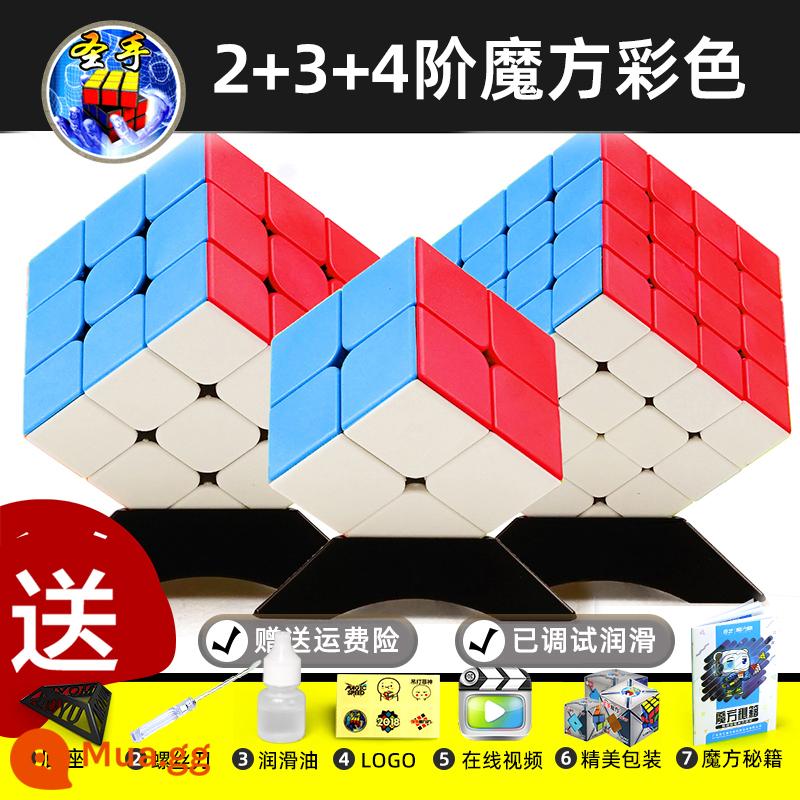 Thánh Tay Khối Lập Phương Rubik Hai Ba Bốn Năm 2453 Cấp Độ Đồ Chơi Giáo Dục Cho Trẻ Em Từ Người Mới Bắt Đầu Đa Dạng Vô Hạn Thi Đấu - Cấp 2 + Cấp 3 + Màu cấp 4