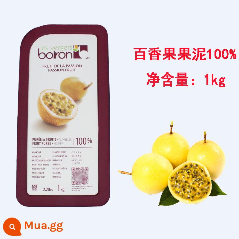 Baorong Xoài Puree Dâu tây Puree Quả mâm xôi Vải dừa Blueberry Passion Fruit Puree Fruit Melt - chanh dây/chanh leo