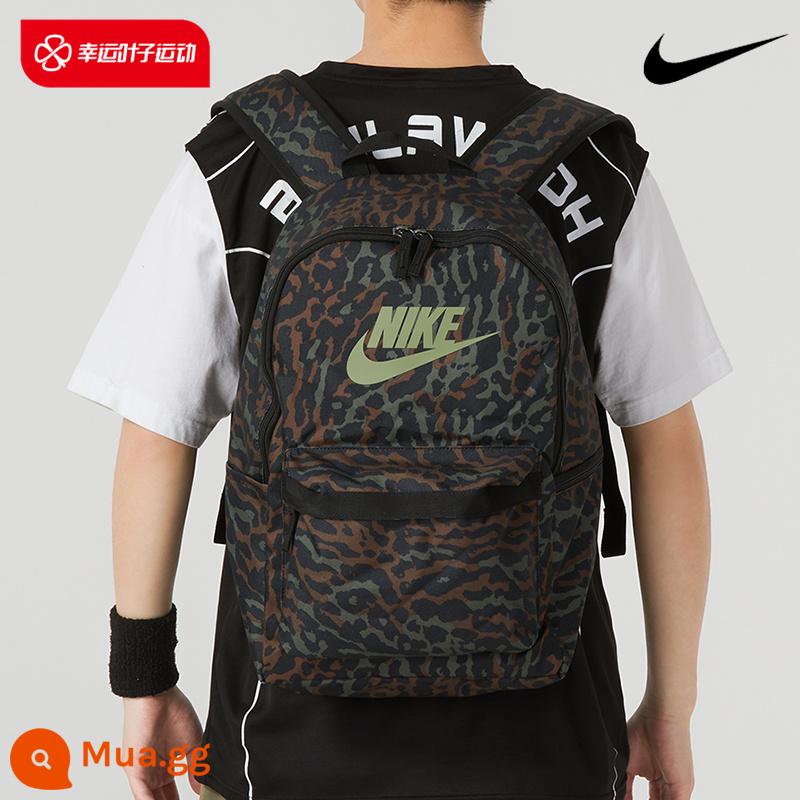 NIKE Nike học sinh trung học cơ sở cặp học sinh trung học ba lô túi thể thao sức chứa lớn mới ba lô ba lô màu đen - FB2839-010/Kích thước: 44*30*15cm