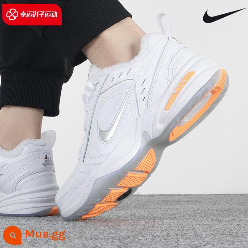 Giày thể thao đệm khí Nike giày nam mùa thu đông mới ZOOM 2K giày thường ngày thể thao bố giày AO0269 - AV6676-100/bề mặt da đệm khí chống sốc nhung