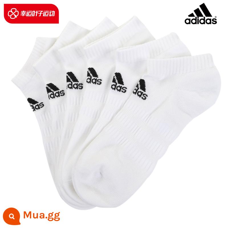 Vớ vô hình Adidas vớ nam vớ nữ mùa hè 2022 vớ ống ngắn mới chạy thoáng khí ba đôi vớ thể thao - DZ9384/ba cặp