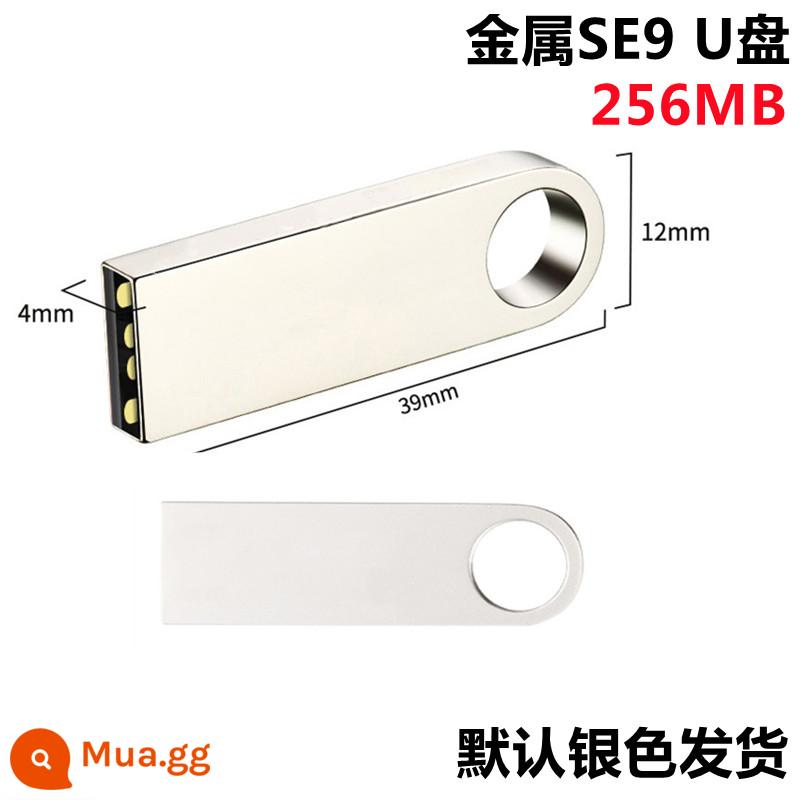 Dung lượng nhỏ U đĩa đấu thầu 512m kim loại sáng tạo ổ đĩa flash 2g quà tặng doanh nghiệp 4g chữ 8g USB 1g LOGO tùy chỉnh - Màu tím đậm 256[M] Kim loại SE9