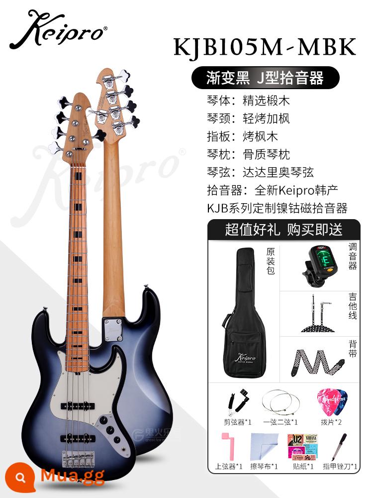 2022 MỚI KEIPRO KJB100 FULL SERIES CỦA BASS BASS BẮT ĐẦU - [Năm dây] KJB105M-MBK màu đen gradient