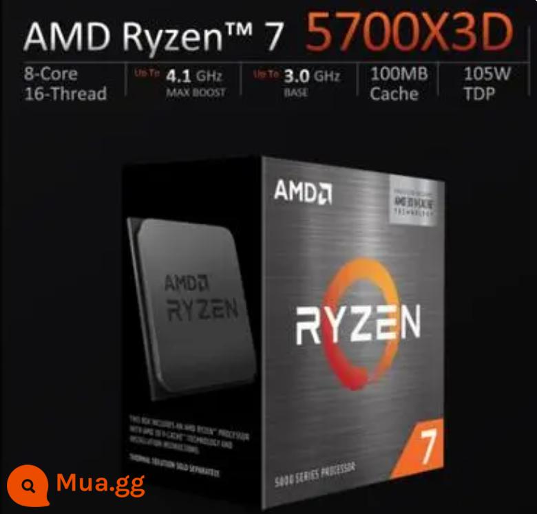 SPOT AMD RYZEN 5800X3D Hộp bộ xử lý CPU được liên kết 5900X 5950X Non -Loose Tablet - Sản phẩm mới★AMD 5700X3D đóng hộp