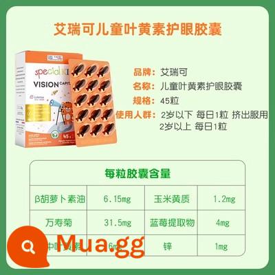 Erik Canxi Magiê Kẽm Trẻ sơ sinh và trẻ nhỏ Bổ sung canxi cho bé Tăng trưởng canxi dạng lỏng Sữa bổ sung dinh dưỡng canxi dạng lỏng Eric - Phiên bản mới viên nang bảo vệ mắt lutein 45 viên