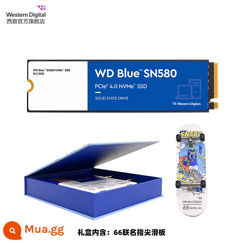 Ổ cứng thể rắn WD Western data SN570 500g 1t 2t máy tính xách tay SSD máy tính để bàn m.2 - SN580 1T | hộp quà tặng PCIE4.0 | công cụ miễn phí