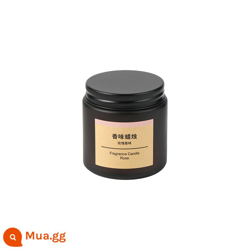 Nến thơm Muji MUJI nến thơm cây dành dành thơm hỗ trợ giấc ngủ nến thơm nến thơm - Hương hoa hồng 85g