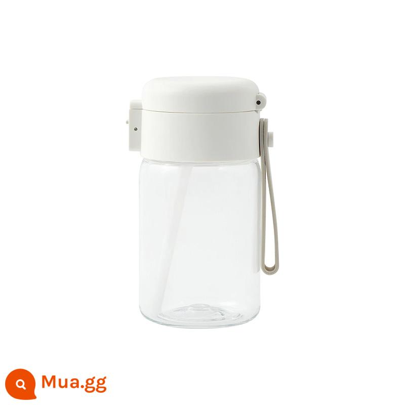 Hàng tốt chưa in Cốc cầm tay MUJI copolyester 954005Cốc thể thao nhựa Tritan đi kèm cốc - Cốc có ống hút cầm tay trong suốt 350ml