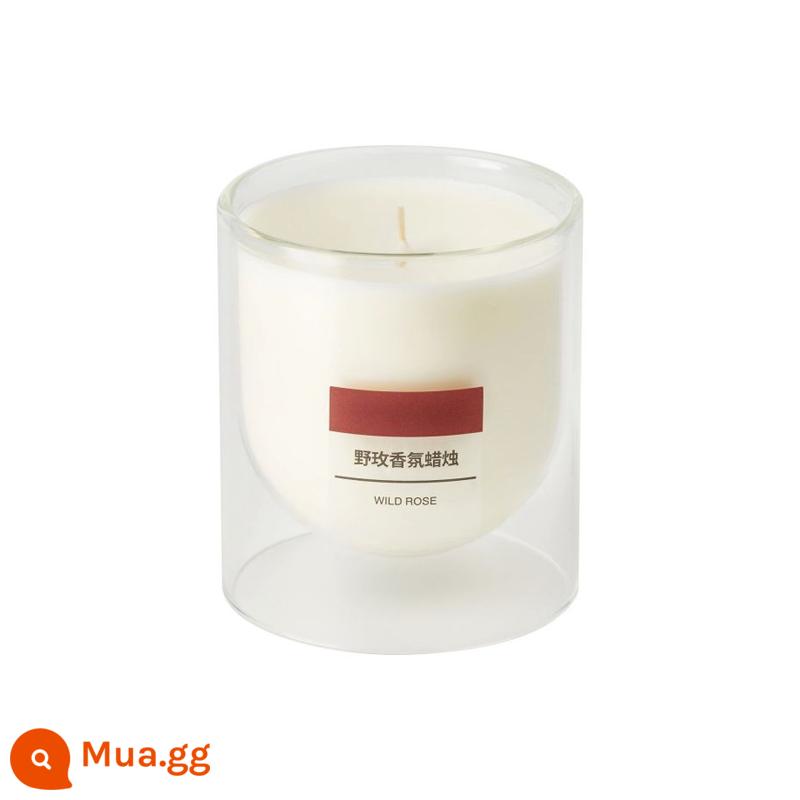 [Dòng thiết kế] Nến thơm Muji MUJI Hương hoa hồng dại Hoa hồng dại - Hoa Hồng Dại 300g