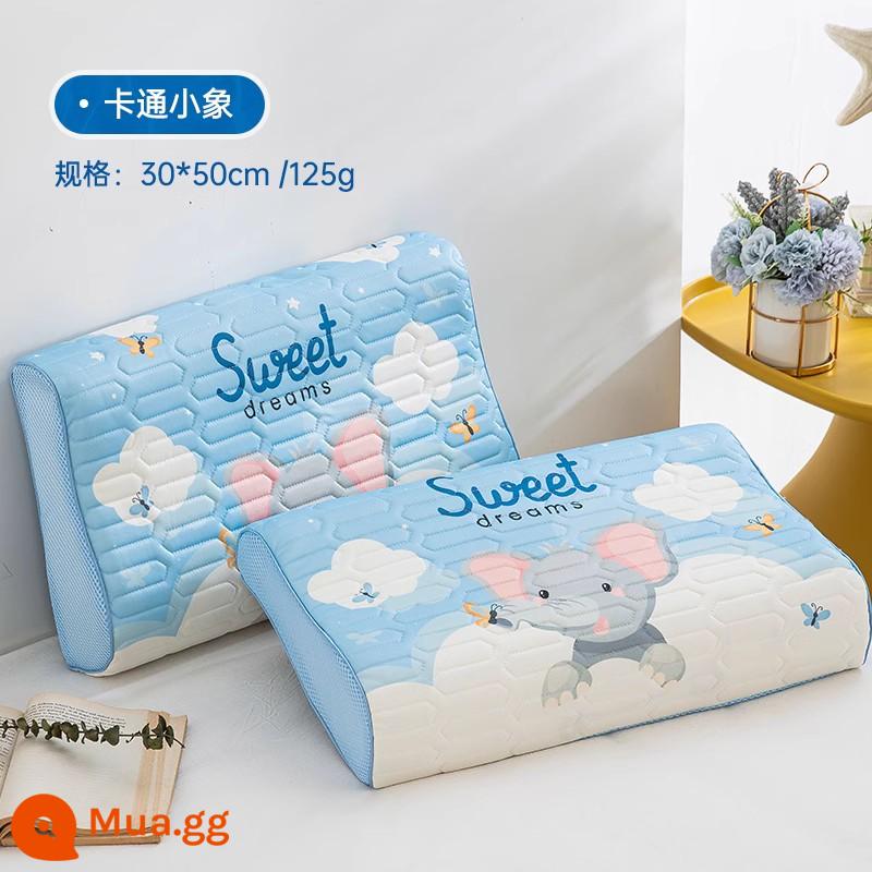 Áo Gối Cao Su Gối Cao Su Cotton 1 Đôi 30X50 Cotton Nguyên Chất Vỏ Gối Trẻ Em Mới 2022 40Cm X 60Cm - [Gói đơn] Chú voi hoạt hình