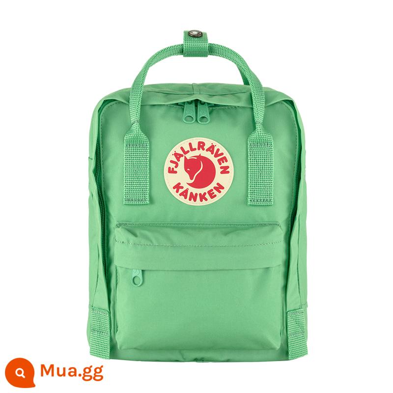 Balo Fjallraven/cáo Bắc Cực Kanken Mini Mini Cặp Cặp Đi Học Balo Nữ 23561 - 663 lá tròn xanh bạc hà (màu mới 2023)