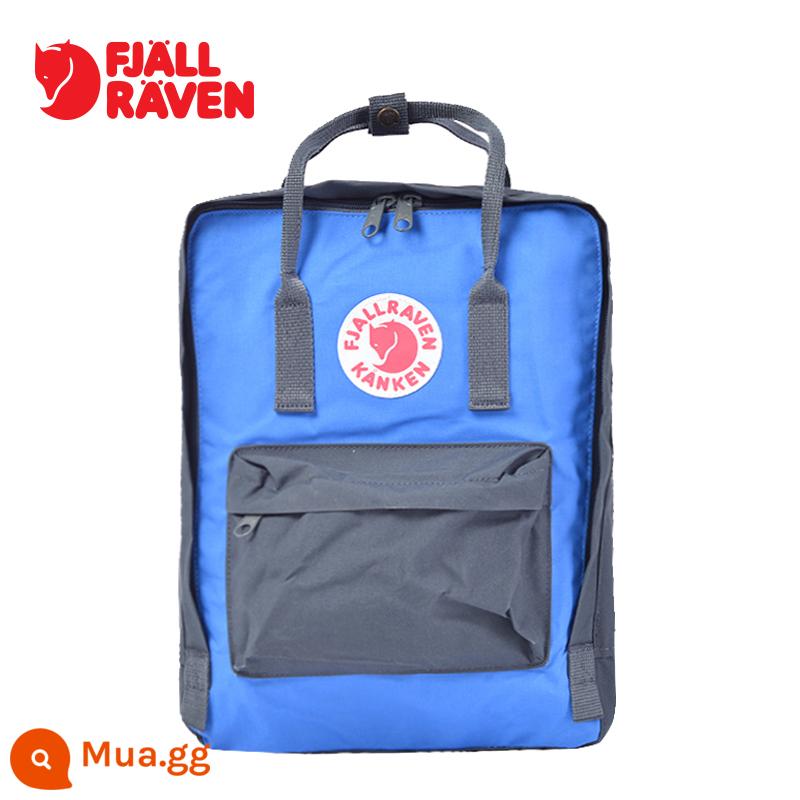 Fjallraven Cáo Bắc Cực Ba Lô Kanken Nam Nữ Nhẹ Ba Lô Du Lịch Túi Túi Thể Thao 23510 - 031-525 than chì đen/xanh