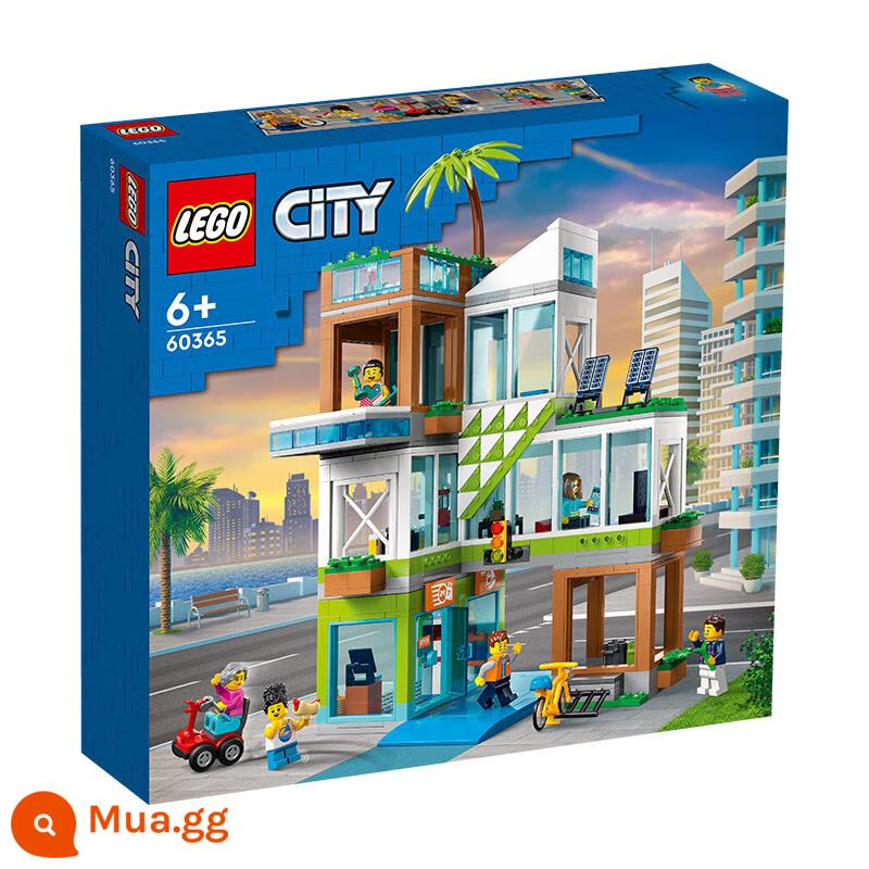 Lego Khối Xây Dựng Dòng Thành Phố Máy Bay Chữa Cháy Những Người Bạn Tốt Bé Trai Và Bé Gái Lắp Ráp Xe Thể Thao Đồ Chơi Hộp Nhỏ Bộ Khởi Đầu - Căn hộ đa dạng 60365