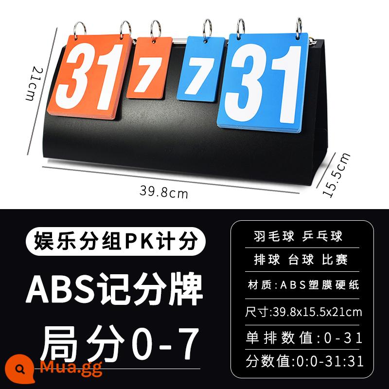 Bảng điểm bảng điểm có thể được lật lại bảng điểm bóng rổ bảng điểm bi-a bảng trò chơi bảng điểm bóng bàn - Bảng điểm đa năng F501[Mẫu nhựa]