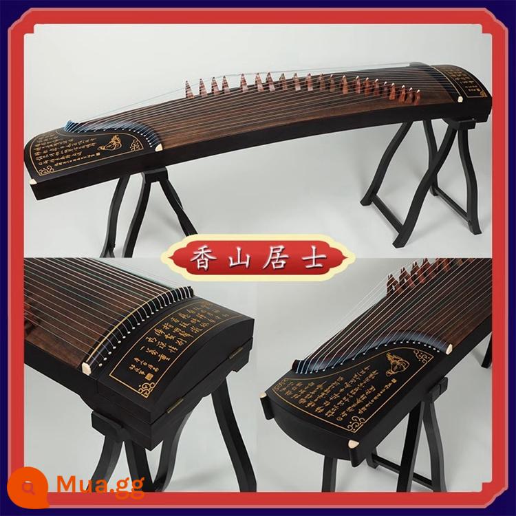 Song Li Guzheng Người mới bắt đầu Chứng nhận Thi Đầu vào Cấp 10 Biểu diễn Chuyên nghiệp Trẻ em Người lớn Giảng dạy Nhạc cụ Guzheng Paulownia - Performance black/Xiangshan Jushi (trọn bộ quà tặng phụ kiện)