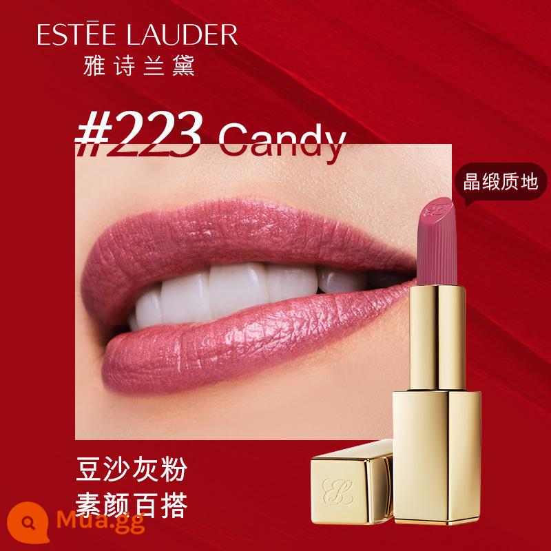 [Hàng Tết] Estee Lauder chiêm ngưỡng son môi trắng lâu trôi không phai 520 confession đỏ 420 màu đậu - Phiên bản #223 Crystal Satin