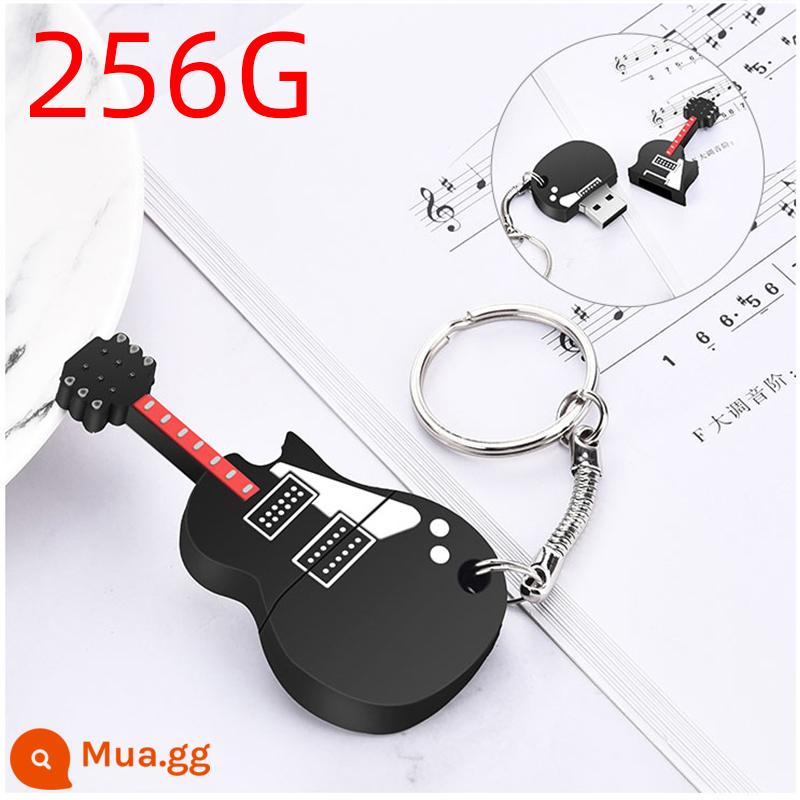 Ổ đĩa flash đàn violon piano dễ thương có giá trị cao I28G máy tính điện thoại di động sử dụng kép cô gái hoạt hình sinh viên 64g Ổ đĩa flash USB - Cello 256/G (tặng)