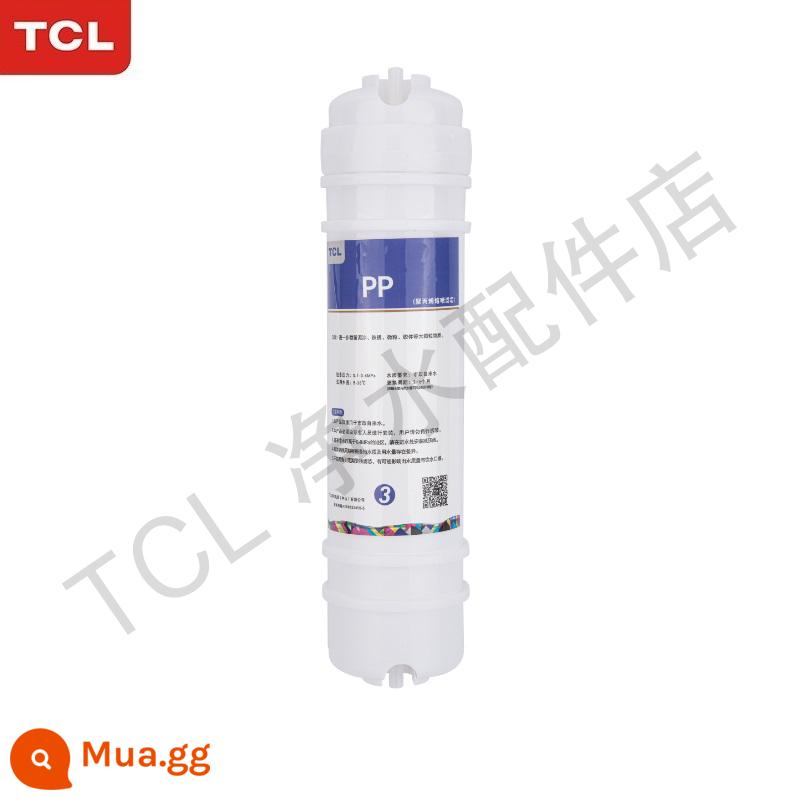 Lõi lọc máy lọc nước TCL TJ-CRO580-5 Bông PP trước và sau màng RO than hoạt tính lõi lọc đặc biệt chính hãng - Bông PP Polypropylen (cấp 3)