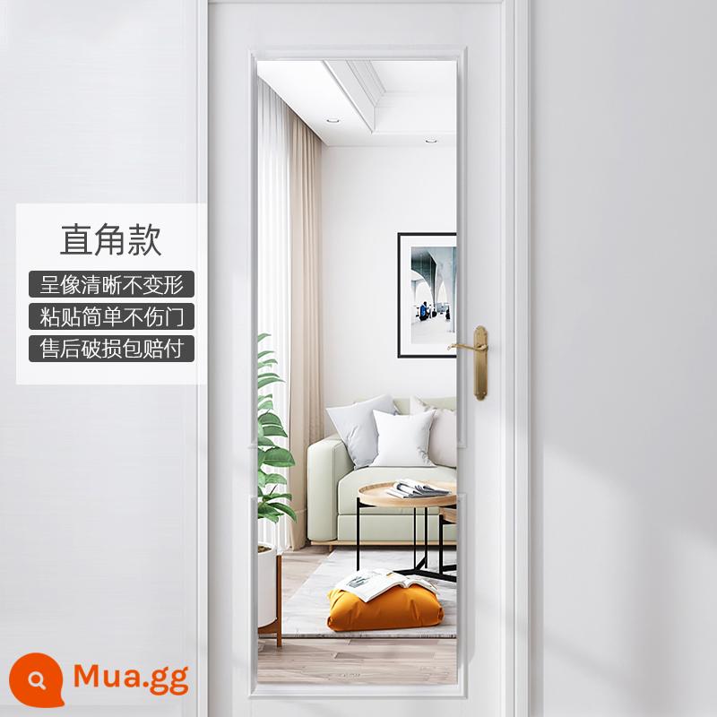 Gương Acrylic độ nét cao tủ quần áo gương cửa gương dài có thể gập lại tại nhà gương mềm treo tường gương dài tự dính - [Trọng lượng khoảng 0,9kg] Góc vuông 50 * 50cm [Không biến dạng ♥ Hình ảnh rõ ràng ♥ Độ bám dính ổn định]