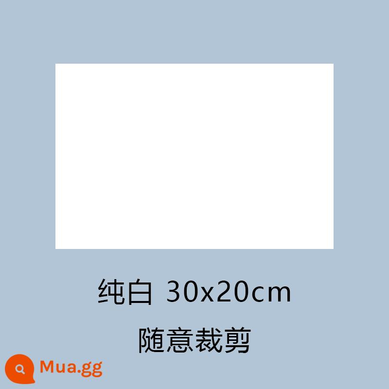 Dán xe che vết trầy xước dán xe trắng đen xám đỏ thân sơn khu vực sửa chữa % - Mảnh trắng tinh 30x20cm