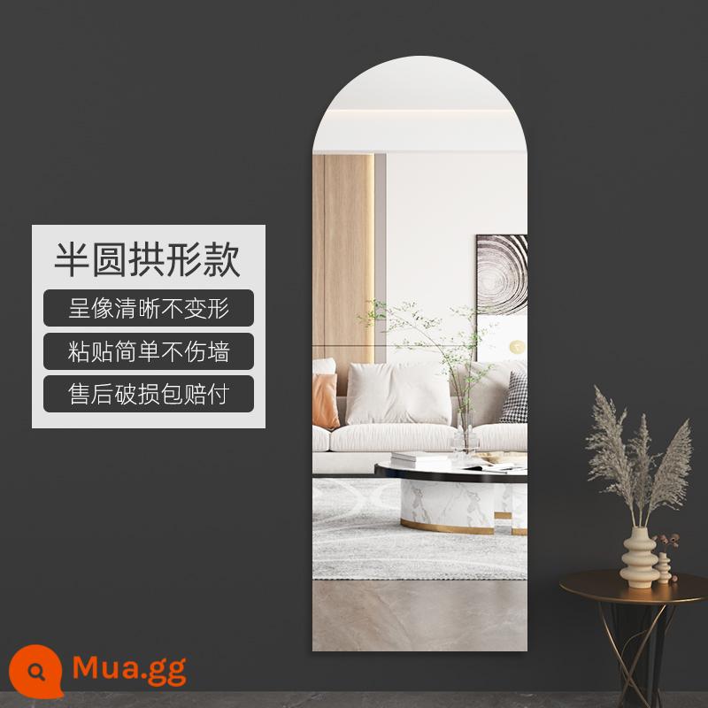 Gương toàn thân acrylic dán tường gương mềm tự dính cửa gương gương toàn thân độ nét cao không đục lỗ nhãn dán gương tủ quần áo ẩn - Mô hình hình vòm 35 * 120 cm [hình ảnh độ phân giải cao❤ đảm bảo hư hỏng và biến dạng]