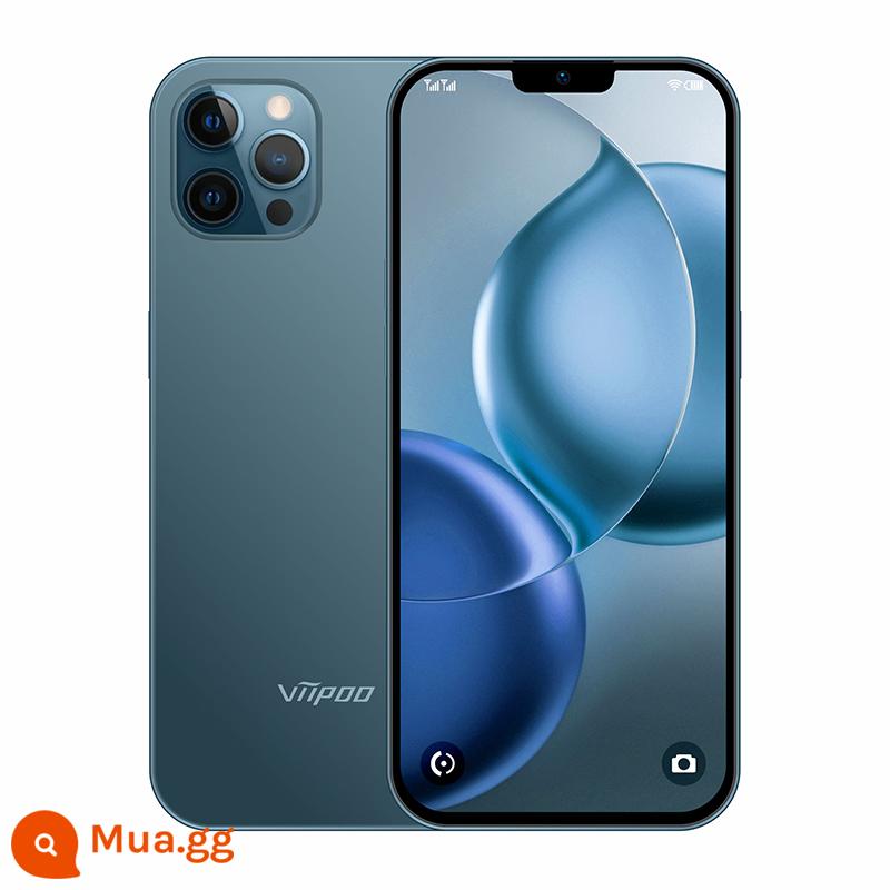 VIIPOO 13Pro sản phẩm mới ra mắt trò chơi giá sinh viên màn hình lớn 100 nhân dân tệ điện thoại thông minh camera Netcom Android đầy đủ - Xanh đậm