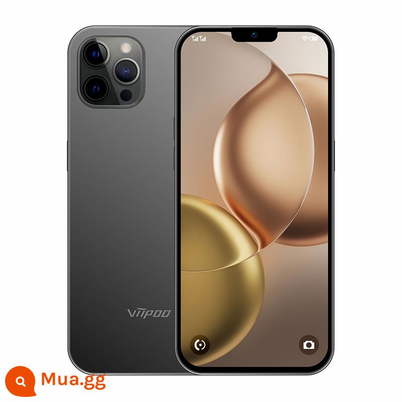 VIIPOO 13Pro sản phẩm mới ra mắt trò chơi giá sinh viên màn hình lớn 100 nhân dân tệ điện thoại thông minh camera Netcom Android đầy đủ - đen than chì