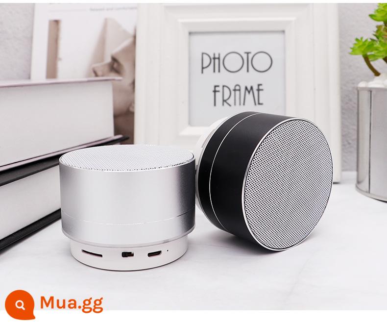 Mới Nhiều Màu Sắc Đèn Loa Bluetooth Loa Siêu Trầm Nhà Ngoài Trời Cưỡi Leo Núi Di Động Loa Mini Chống Nước - Đen [Loa nhỏ A10]