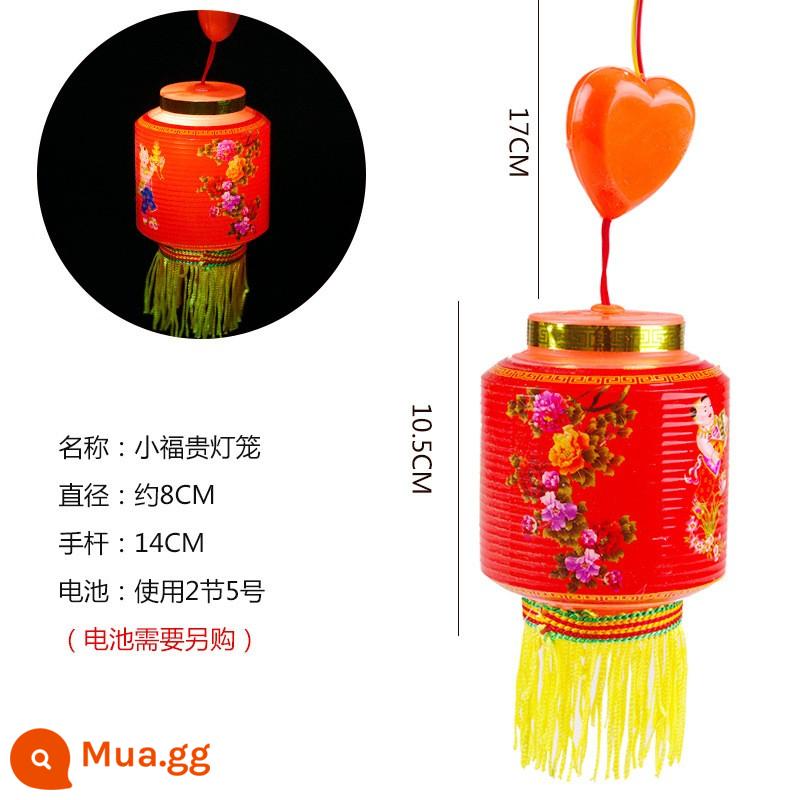 Tết Trung Thu 2023 Trẻ Em Hoạt Hình Di Động Đèn Lồng Mẫu Giáo Thỏ Phát Sáng Đồ Chơi Halloween Sáng Tạo Món Quà Nhỏ - Đèn lồng giàu có âm nhạc đi kèm với pin