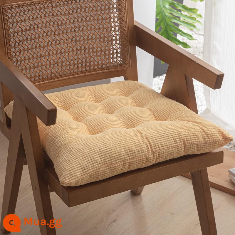 Ren Định Hạt Ngô 9 Chân Đệm Đệm Ghế Văn Phòng Học Sinh Đệm Sofa Tất Nam Thảm Mùa Đông Màu Đệm - Hạt ngô vàng