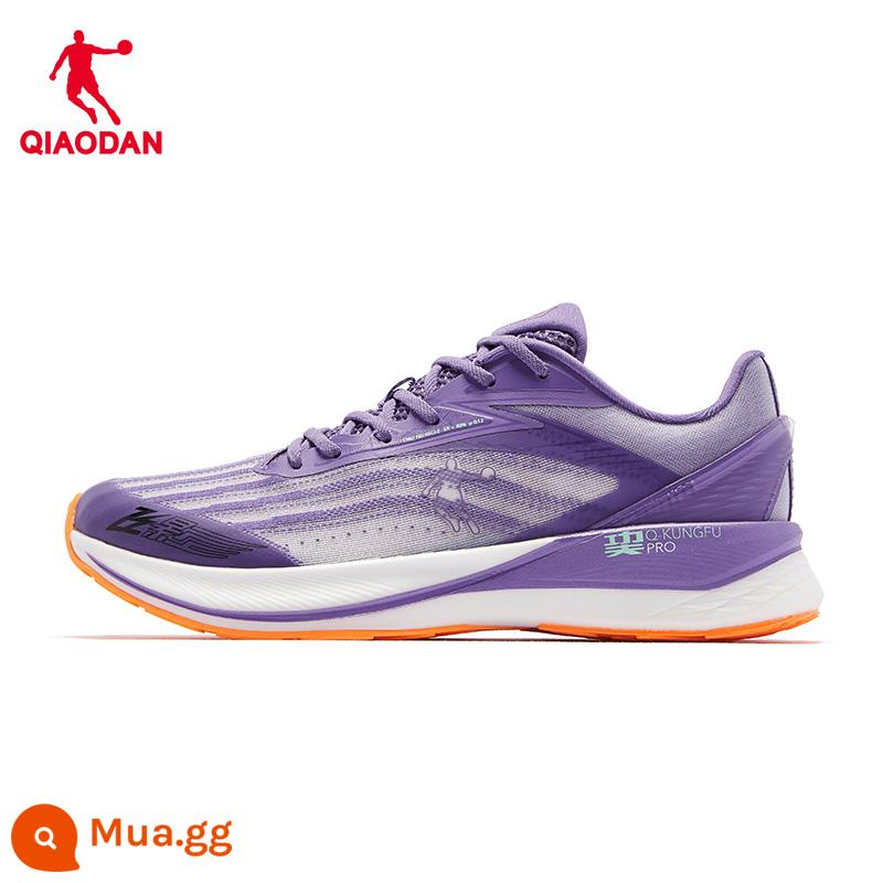 Jordan Feiying 2.0PB chuyên nghiệp marathon tấm carbon giày chạy bộ giày thể thao đệm đàn hồi nhẹ giày chạy bộ nam - Tím nhạt và tím bóng/Cam điện [Phong cách nam]