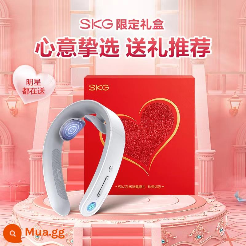 SF miễn phí vận chuyển SKG máy mát xa cột sống cổ G1 sang trọng xung vai và máy mát xa cổ cổ nén nóng bảo vệ - ♥G1 mẫu sang trọng-túi quà tặng tình yêu♥