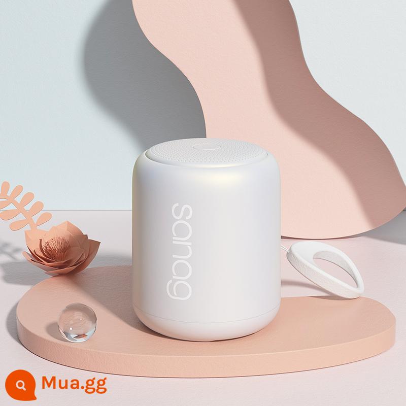 Loa không dây âm thanh Bluetooth Sanag Senna nhỏ di động mini ngoài trời loa siêu trầm siêu nặng chất lượng âm thanh cao - Phiên bản hàng đầu: Trắng ngọc trai [Chất lượng âm thanh HiFi không bị méo tiếng + Bluetooth 5.3 + siêu trầm + thời lượng pin dài 24 giờ]