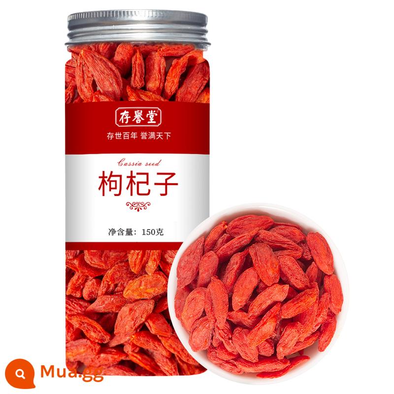 Chính hãng Ninh Hạ Zhongning Goji Berry Chính Thức Flagship Store Tự Nhiên Không Hoang Dã Câu Kỷ Tử Cấu Trúc Trà Jibu Nam Cao Cấp Thận - Quả dâu tây đỏ lớn 150g [một lon]