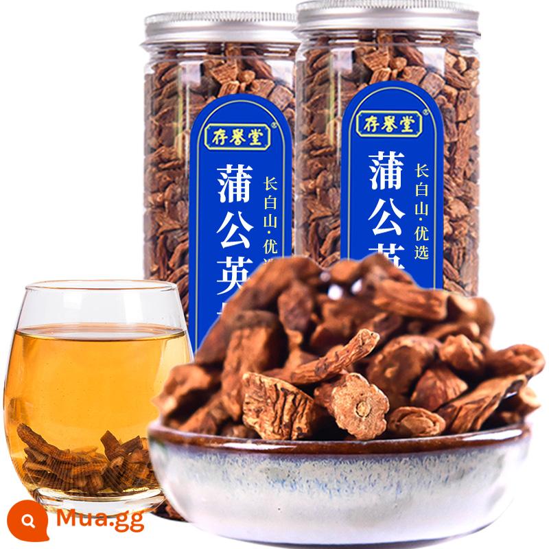 Trà rễ bồ công anh hàng khô hoang dã 500g Núi Trường Bạch trà đen đích thực pugu Ding chiên pugongying nguyên chất không có loại đặc biệt - Trà rễ bồ công anh mua 1 gói 2 hộp 220g+60g tổng 500g