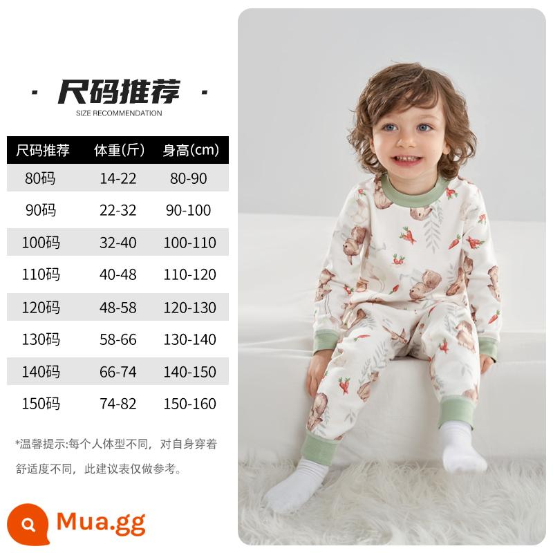 Châu Âu mang thai quần áo mùa thu và quần vệ sinh trẻ em cotton nguyên chất quần áo mùa thu phù hợp với bé trai và bé gái quần áo sưởi ấm đồ ngủ cotton cho bé - Nên chụp ảnh theo chiều cao! Kích thước rất rộng rãi, vì vậy đừng quá lớn!