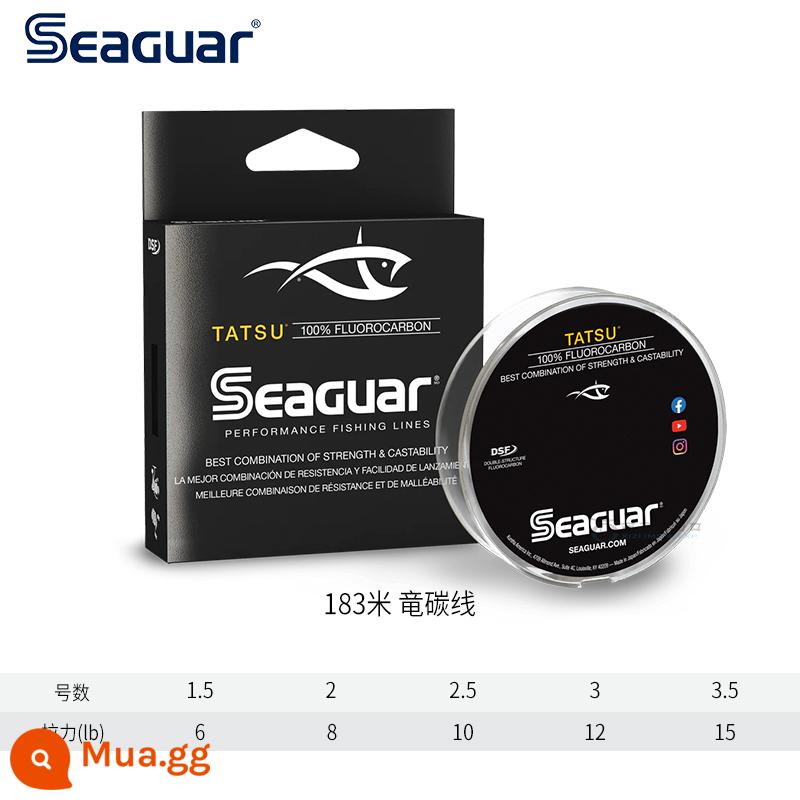 Sig Star seaguar nhãn trắng nhãn bạc nhãn đỏ cam fluorocarbon dòng chính dòng phụ dòng dẫn đầu dòng carbon Luya dòng câu cá - Gạo TATSU Ryu 183