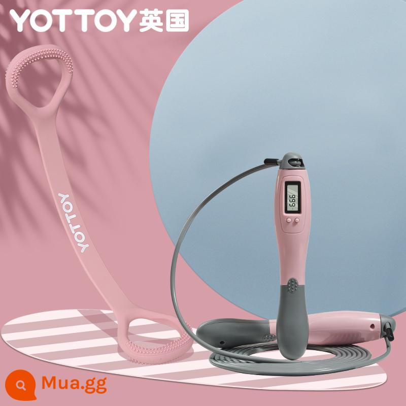 8 nhân vật kéo lưng tập đàn hồi dây nhà hở vai cổ co giãn dây tập yoga silicone mèo con tập thể dục cánh tay - Mèo con 8 ký tự + dây nhảy đa năng [Thêm vào mục yêu thích và mua để được ưu tiên giao hàng]