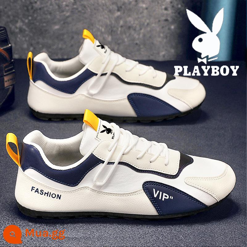 Giày Nam Playboy Forrest Gump 2023 Mùa Hè Mới Đế Mềm Giày Da Nam Thể Thao Mùa Xuân Chạy Triều Giày - Be