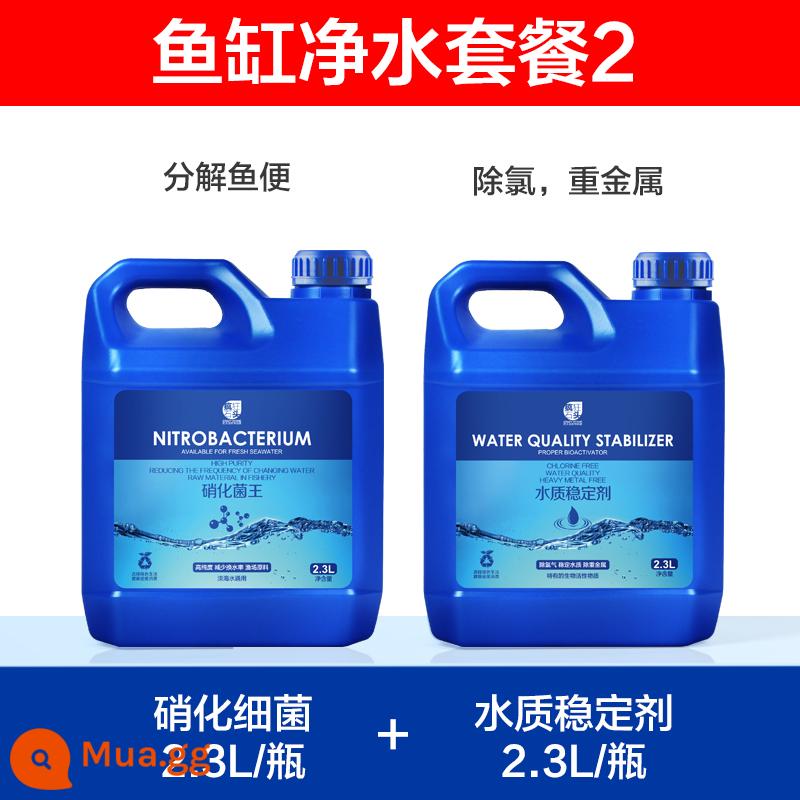 Ổn định chất lượng nước bể cá đặc biệt khử clo đại lý hồ cá nước máy khử clo ổn định nước nuôi cá nguồn cung cấp máy lọc - Gói lọc nước 2.3L 2