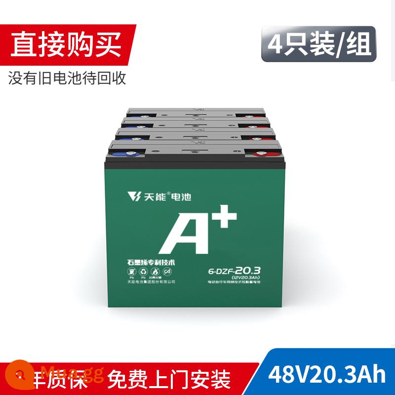 Pin Tianneng A+ 48V60V72V pin graphene xe điện hai bánh và ba bánh pin axit chì cho xe điện - 48v20ah mua trực tiếp (không cần tái chế pin cũ)