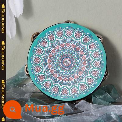 Đôn Hoàng Bay Tambourine Tân Cương Duy Ngô Nhĩ Tambourine Hanfu Ảnh cầm tay Trống Ruy băng Trống Đường Trống Nhạc cụ Múa - Mẫu dây đeo hình ngôi sao và biển một mặt